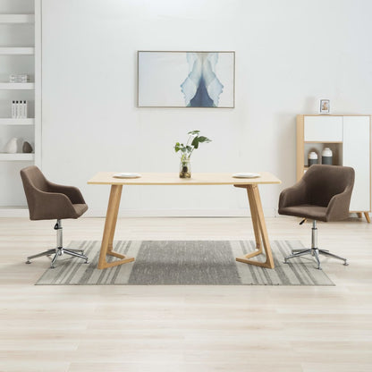 Eetkamerstoelen Draaibaar Stof 2