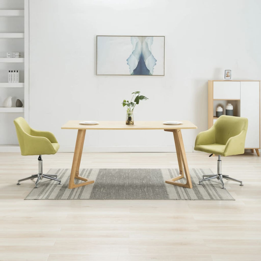 Eetkamerstoelen Draaibaar Stof 2