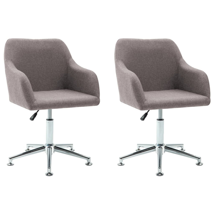 Eetkamerstoelen Draaibaar Stof 2