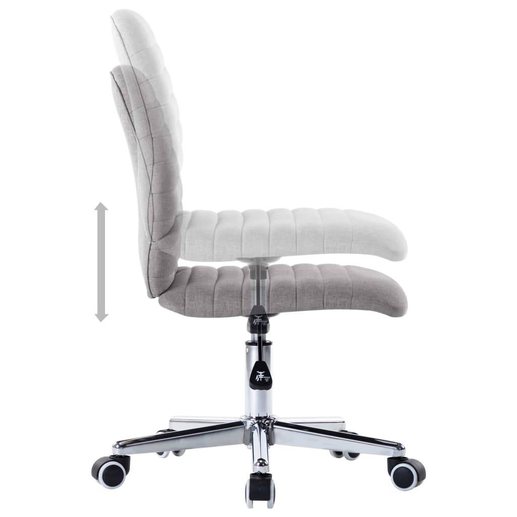 Eetkamerstoelen Stof 2 Lichtgrijs