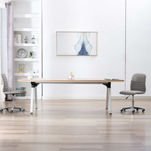 Eetkamerstoelen Stof 2 Lichtgrijs