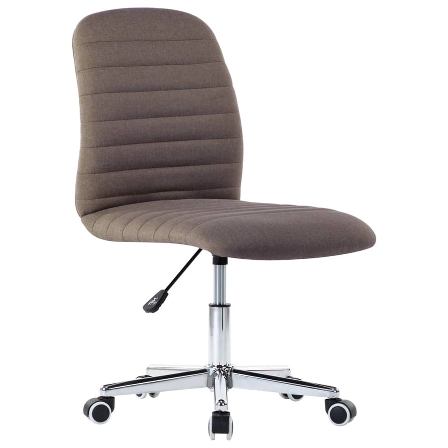 Eetkamerstoelen Draaibaar Stof 2 Taupe