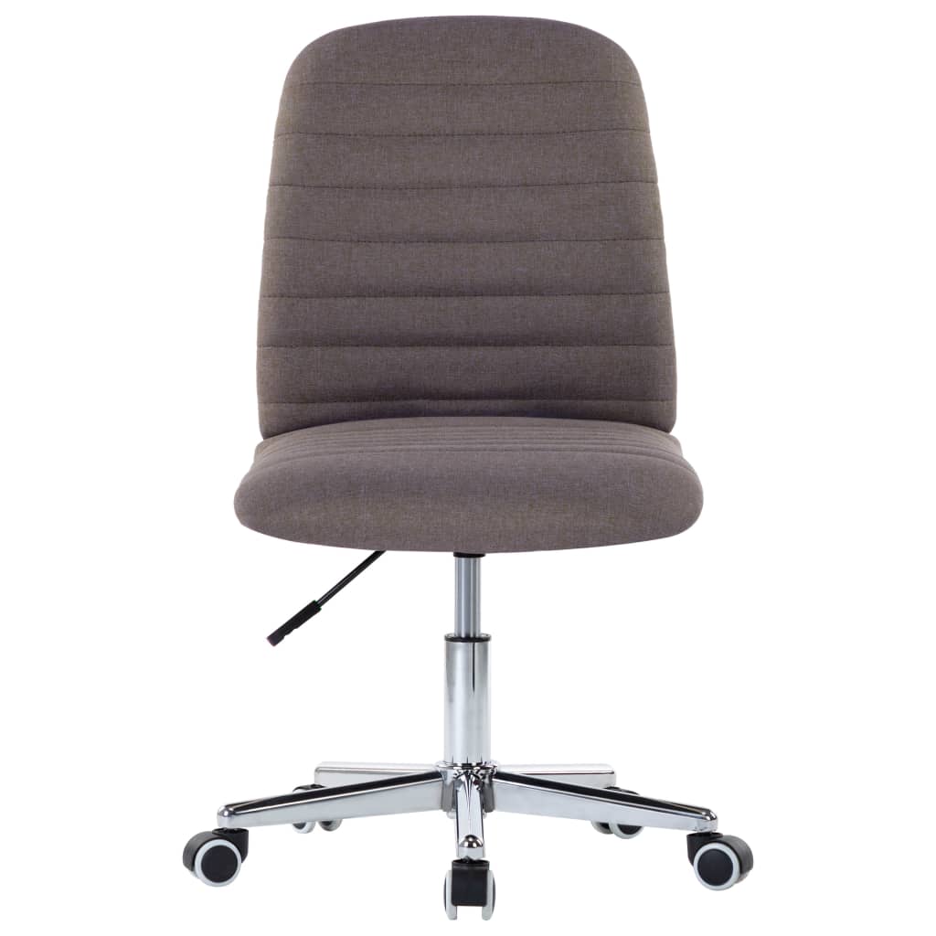 Eetkamerstoelen Draaibaar Stof 2 Taupe
