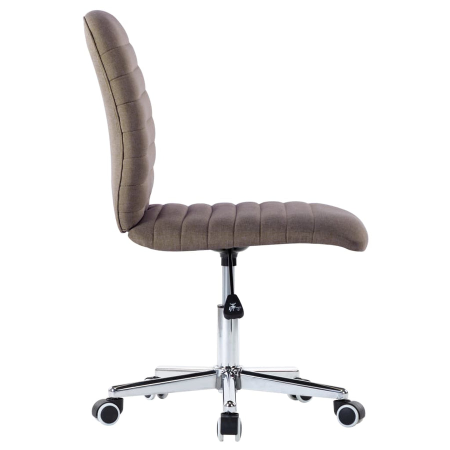 Eetkamerstoelen Draaibaar Stof 2 Taupe