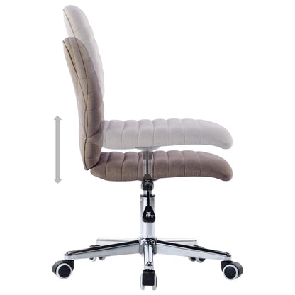 Eetkamerstoelen Draaibaar Stof 2 Taupe