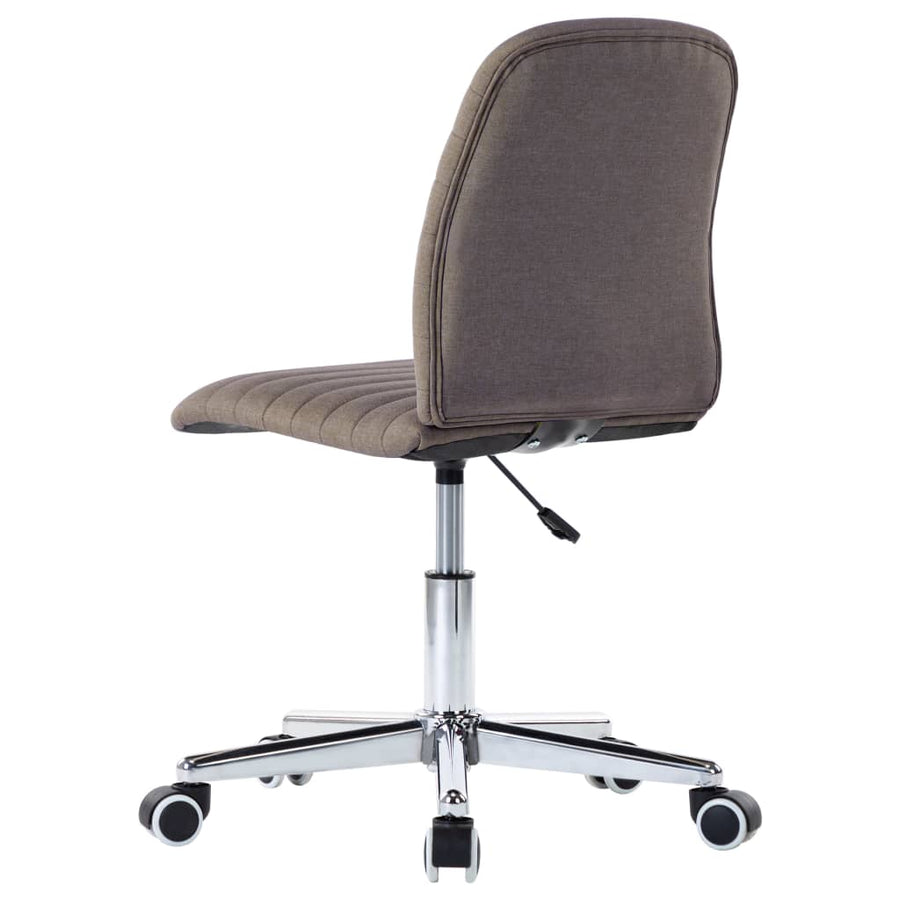 Eetkamerstoelen Draaibaar Stof 2 Taupe