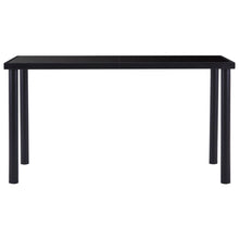 Eettafel 140X70X75 Cm Gehard Glas Zwart