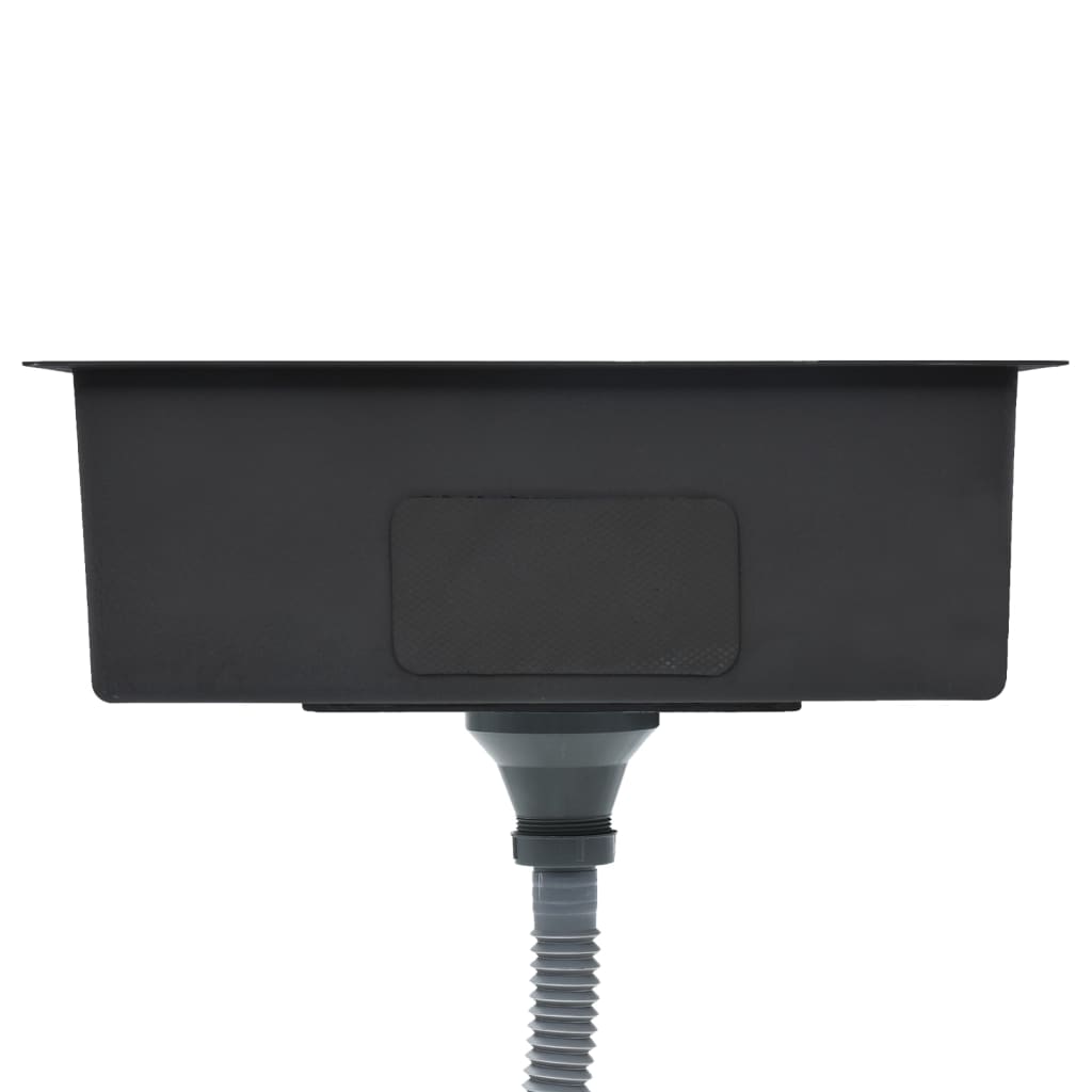 Gootsteen Handgemaakt Roestvrij Staal 59 x 44 x 20 cm Zilver