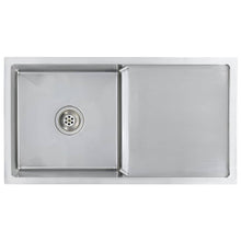 Gootsteen Handgemaakt Roestvrij Staal 87 x 44 x 20 cm (een gootsteen en wasbord) Zilver