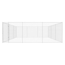 Hondenkennel Voor Buiten Gegalvaniseerd Staal 570 x 570 x 185 cm