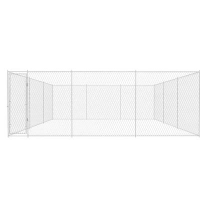 Hondenkennel Voor Buiten Gegalvaniseerd Staal 570 x 570 x 185 cm