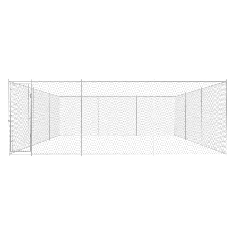Hondenkennel Voor Buiten Gegalvaniseerd Staal 570 x 570 x 185 cm