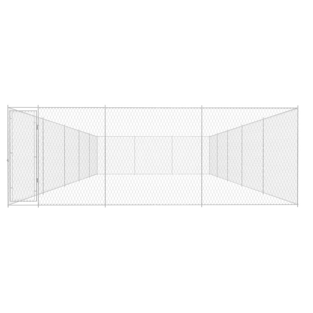 Hondenkennel Voor Buiten Gegalvaniseerd Staal 950 x 570 x 185 cm