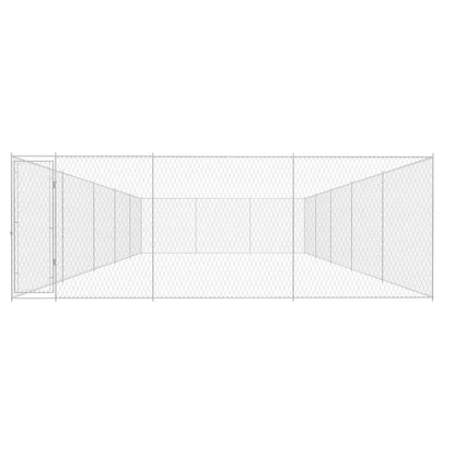 Hondenkennel Voor Buiten Gegalvaniseerd Staal 950 x 570 x 185 cm
