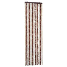 Vliegengordijn 56x185 cm chenille beige en lichtbruin 56 x 185 cm Beige en lichtbruin
