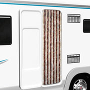 Vliegengordijn 56x185 cm chenille beige lichtbruin