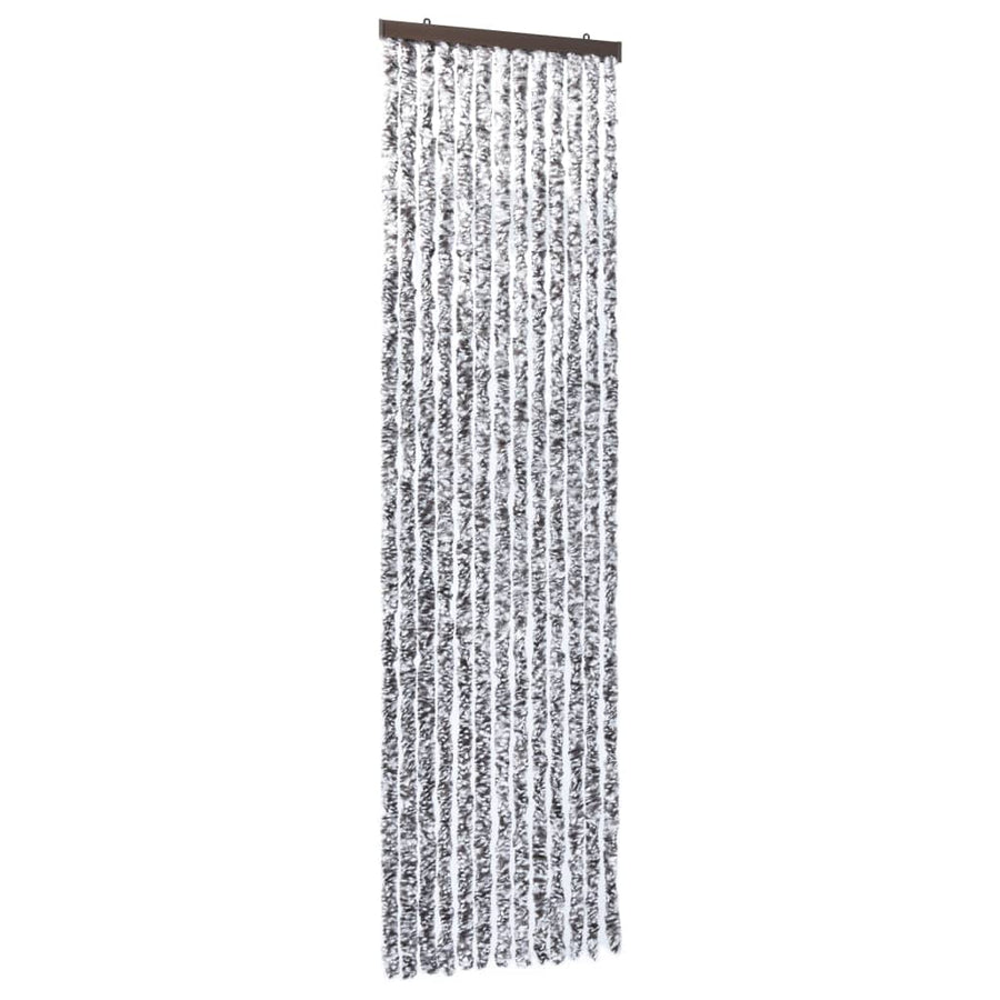 Vliegengordijn Chenille 56 x 185 cm Bruin en beige