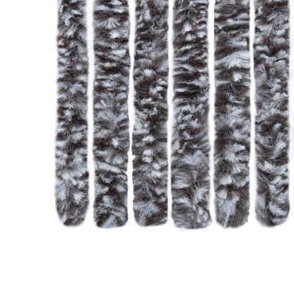 Vliegengordijn Chenille 56 x 185 cm Bruin en beige