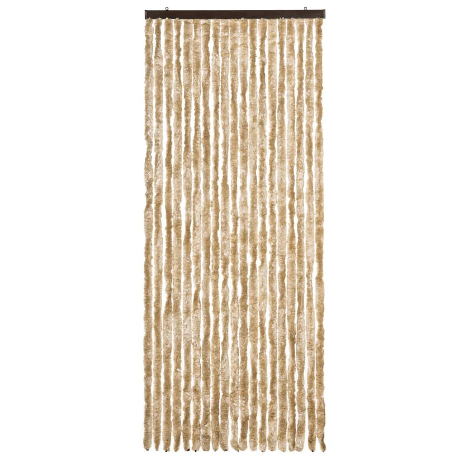 Vliegengordijn Chenille Beige 56 x 185 cm