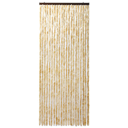 Vliegengordijn 90x220 cm chenille beige 90 x 220 cm Beige