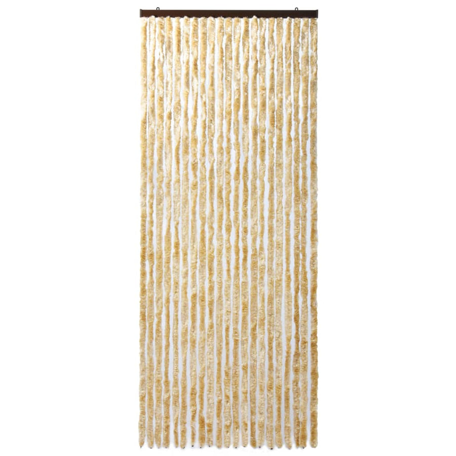 Vliegengordijn 90x220 cm chenille beige 90 x 220 cm Beige