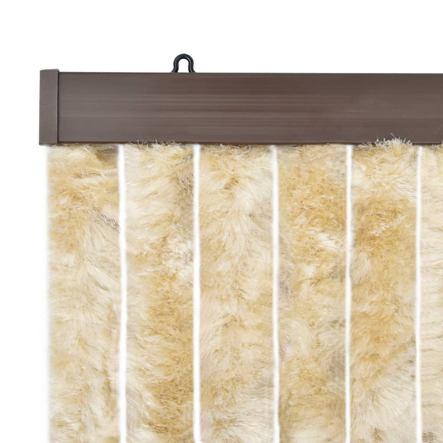 Vliegengordijn 100x220 cm chenille beige 100 x 220 cm Beige