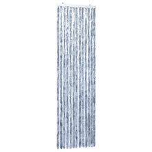 Vliegengordijn 56x185 cm chenille zilverkleurig 56 x 185 cm Zilver