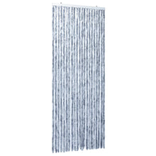 Vliegengordijn 90x220 cm chenille zilverkleurig 90 x 220 cm Zilver