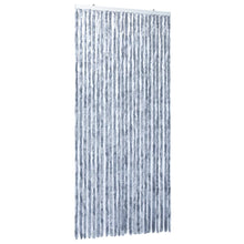 Vliegengordijn 100x220 cm chenille zilverkleurig 100 x 220 cm Zilver