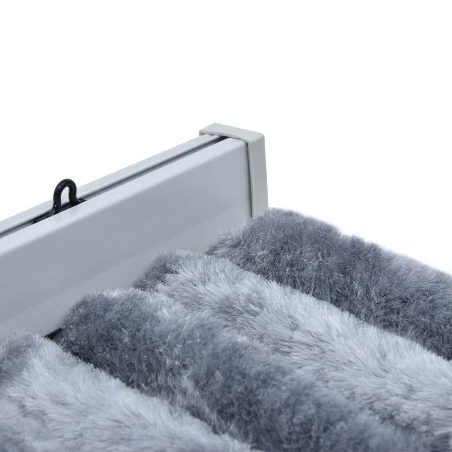 Vliegengordijn 100x220 cm chenille zilverkleurig 100 x 220 cm Zilver