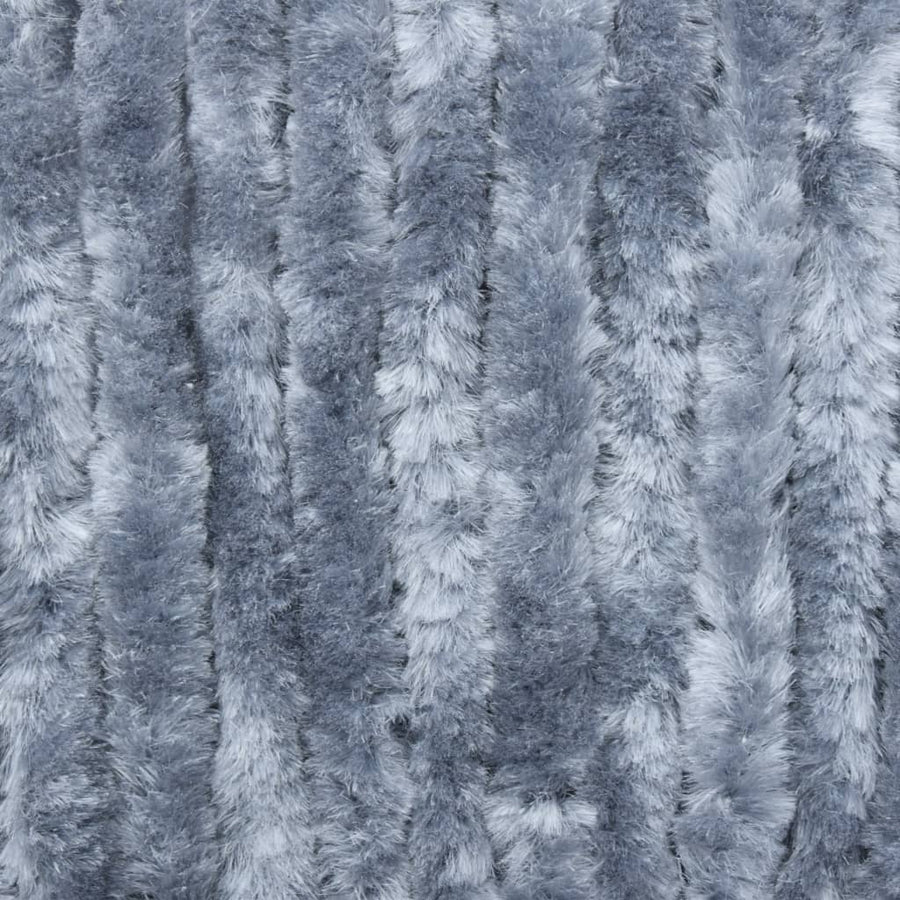 Vliegengordijn 100x220 cm chenille zilverkleurig 100 x 220 cm Zilver