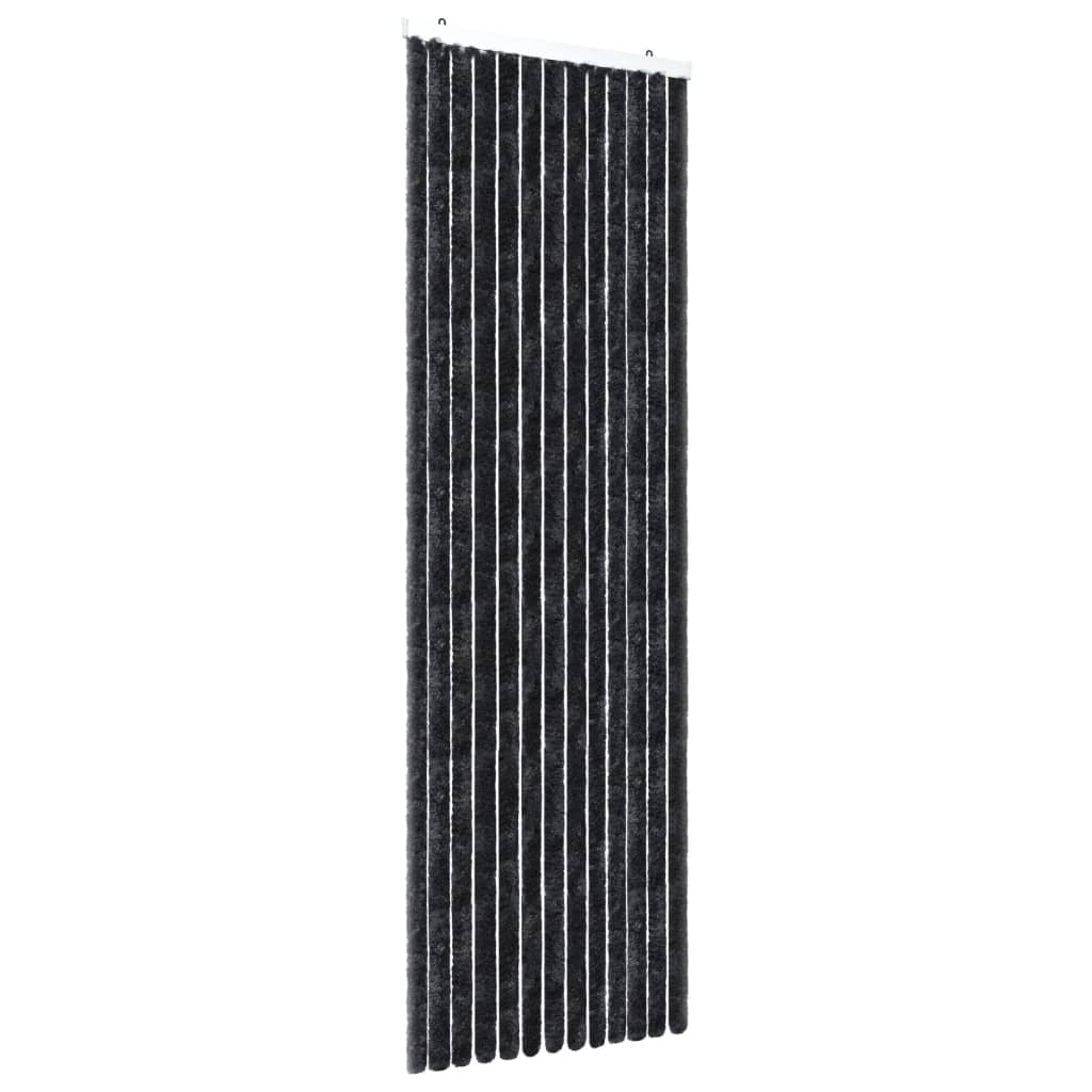 Vliegengordijn 56x185 cm chenille antraciet 56 x 185 cm Antraciet