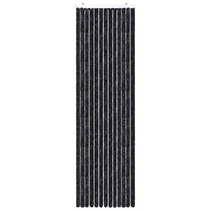 Vliegengordijn 56x185 cm chenille antraciet 56 x 185 cm Antraciet