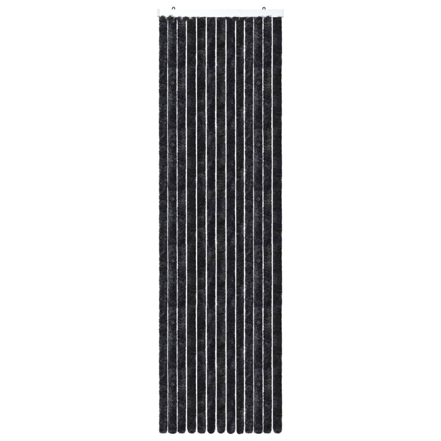 Vliegengordijn 56x185 cm chenille antraciet 56 x 185 cm Antraciet