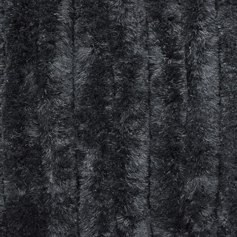 Vliegengordijn 100x220 cm chenille antraciet 100 x 220 cm Antraciet