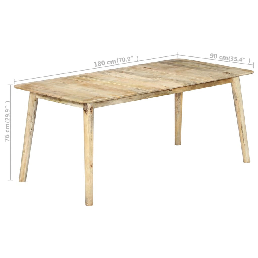 Eettafel Massief Mangohout 180 x 90 x 76 cm