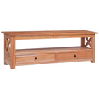TV cabinet 120x30x40 cm solid mahogany wood