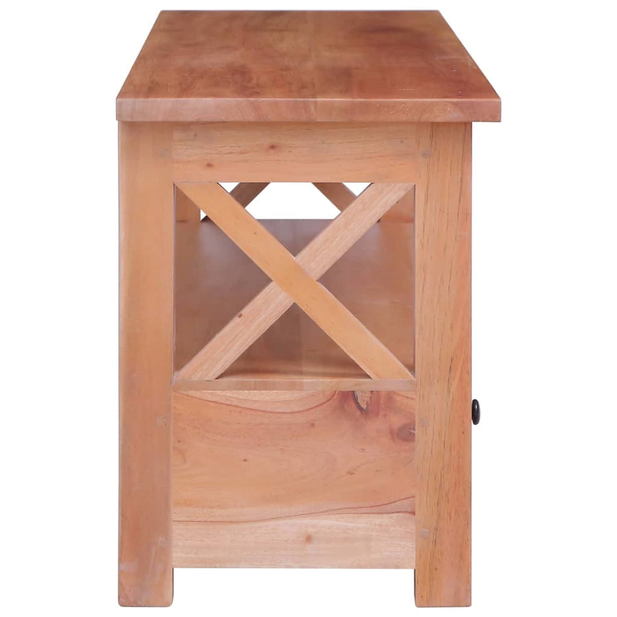 Tv-Meubel Massief Mahoniehout 120 x 30 x 40 cm Naturel