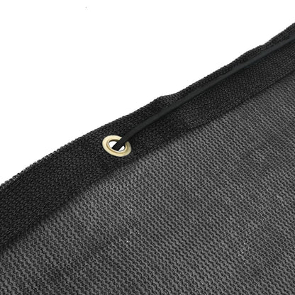 Aanhangwagennet 1,5x2,7 m HDPE zwart