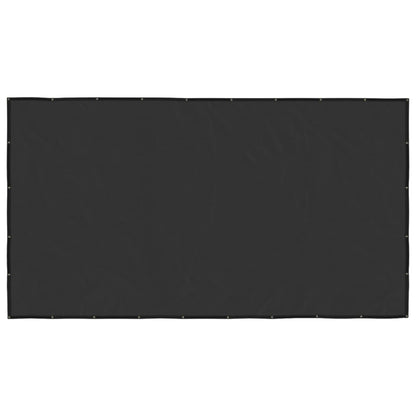 Aanhangwagennet 2,5x4,5 m HDPE zwart