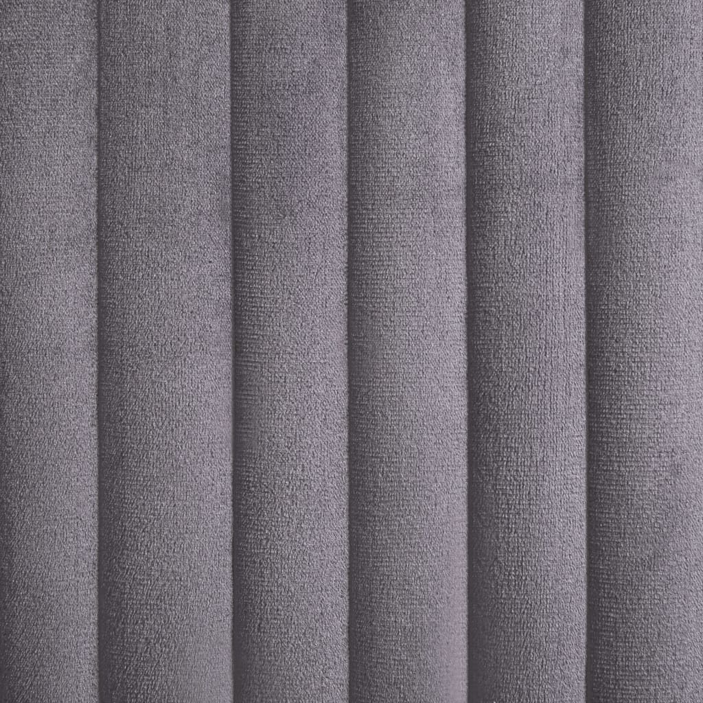 Eetkamerstoelen Fluweel 2 Grijs