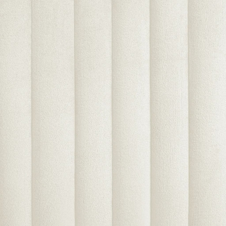 Eetkamerstoelen 2 St Fluweel Crèmekleurig
