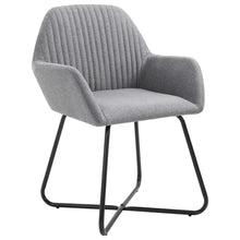 Eetkamerstoelen Stof 2 Lichtgrijs