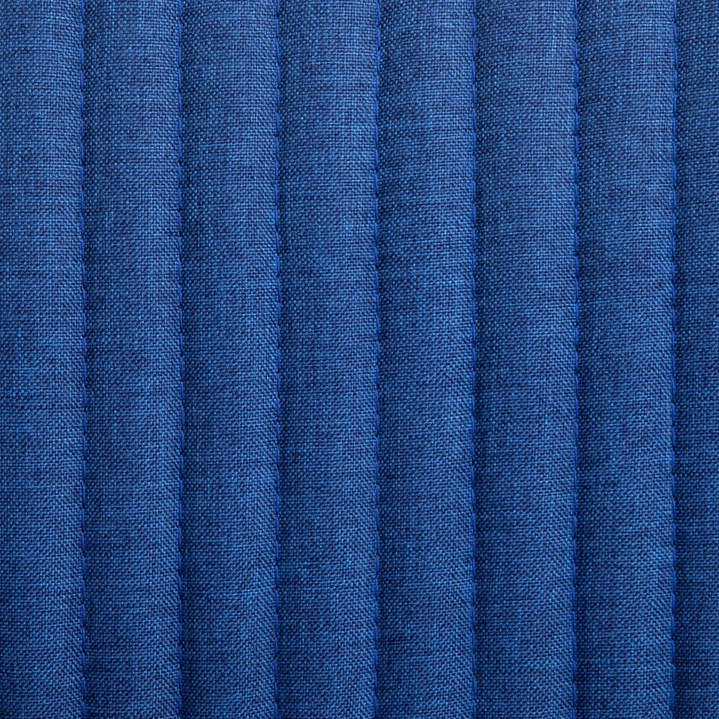 Eetkamerstoelen 2 st stof blauw