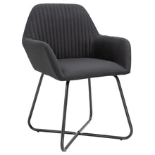 Eetkamerstoelen Stof 2 Zwart