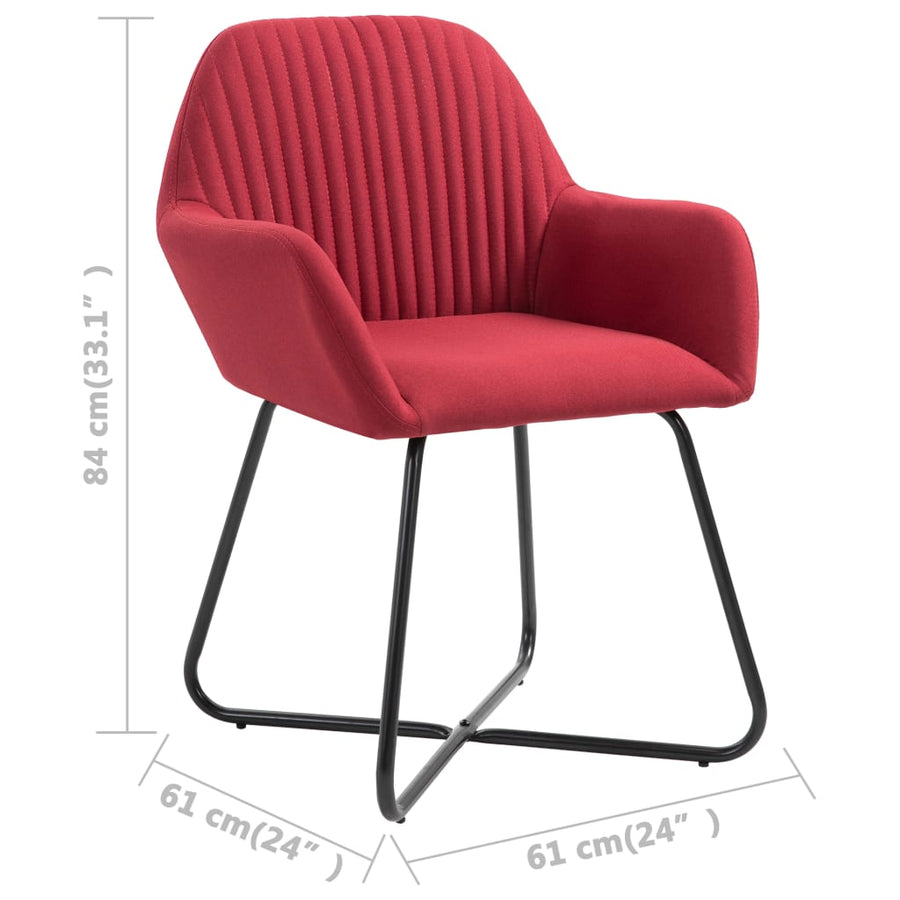 Eetkamerstoelen Stof 2
