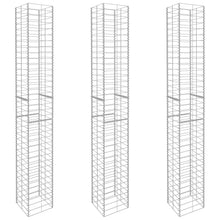 Schanskorven 3 St 25X25X197 Cm Gegalvaniseerd Staal