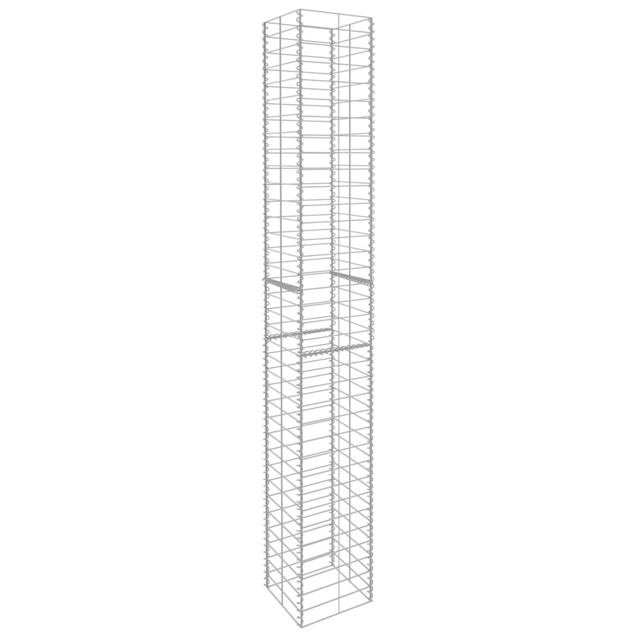 Schanskorven 3 St 25X25X197 Cm Gegalvaniseerd Staal