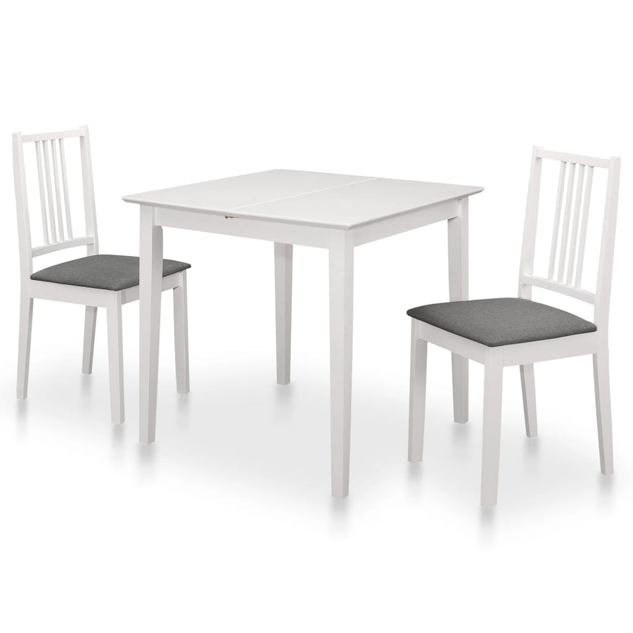 3-Delige Eethoek Mdf 2 Wit