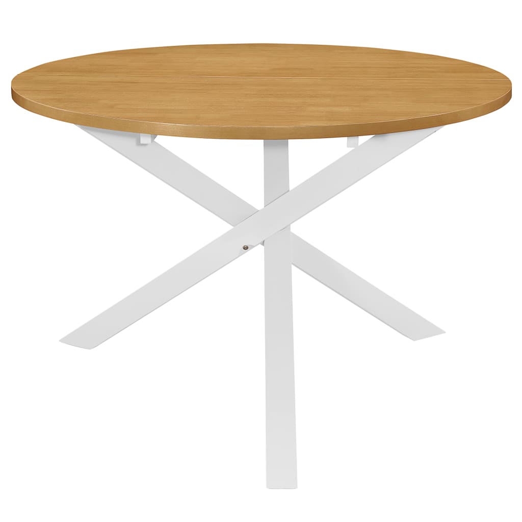 -Delige Eethoek Mdf Bruin en wit